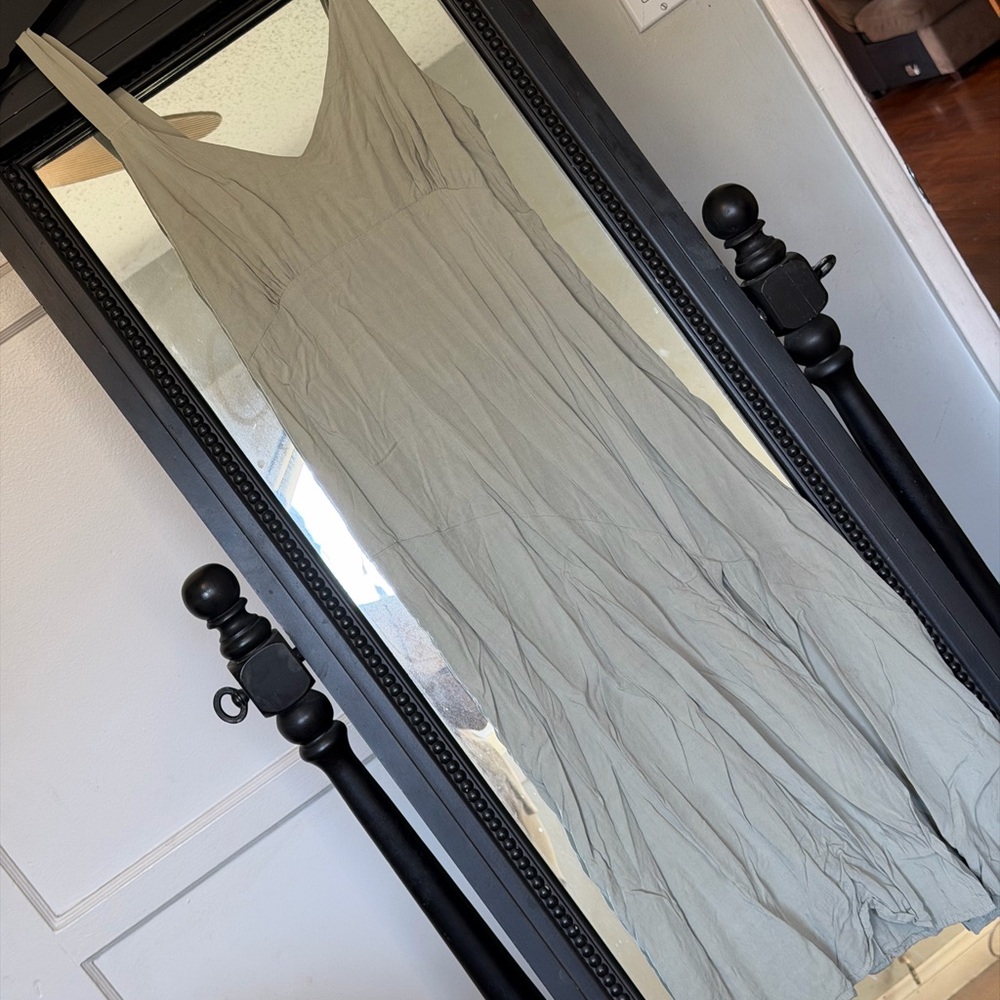 Final Touch Light Sage Maxi Dress